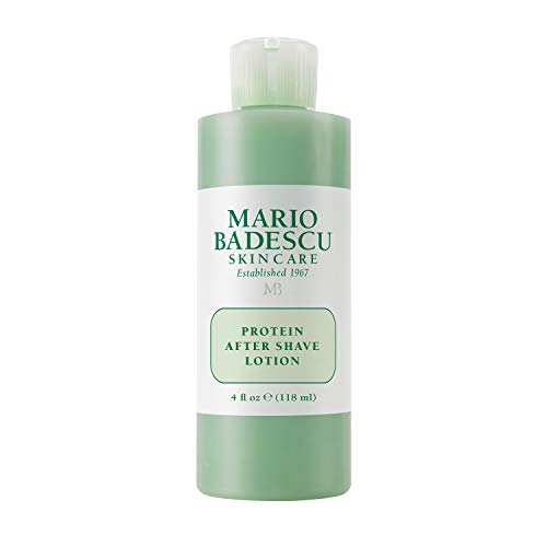 Mario Badescu 4oz Protein After Shave Lotion for Sensitive Skin - Minimizes Razor Burn & Ingrown Hairs