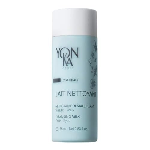 Yon-Ka Lait Nettoyant Cleanser Set | Full Size & Travel Size | Gentle Plant-Based Milk Cleanser & Makeup Remover | Hydrating Daily Wash that Balances Skin¡¯s pH | Set of 2, 6.76 fl oz and 2.53 fl oz