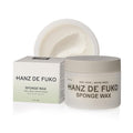 Hanz de Fuko Sponge Wax - Medium Hold Men's Styling Wax, Semi-Matte Finish, 2 oz Travel Size