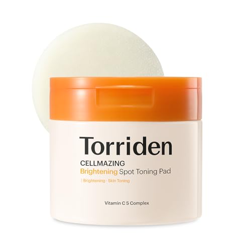Exfoliating Vitamin C Toning Pads for Radiant Skin - 70 Count