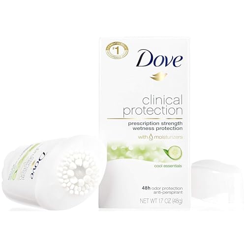 Dove Clinical Protection Anti-Perspirant Deodorant Stick 6 Pack, Cool Essentials Scent