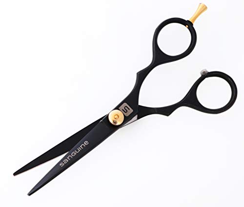 Japanese Mustache & Beard Scissors - 5 Inch Sharp Hair Cutting Shears with Case & Comb
