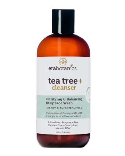 Tea Tree Oil Face Wash with Salicylic Acid for Oily Skin - Natural & Gentle Cleansing