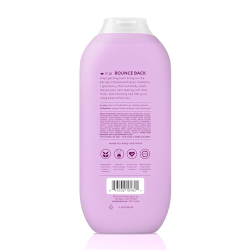 Method Body Wash Duo - Pure Peace + Berry Balance Moisturizing Shower Gels, 18 Fl Oz