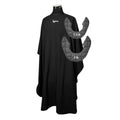 Large Kids Hair Cutting Cape with Dual Weights & Elastic Collar - Waterproof, Breathable, 52x36 Inches