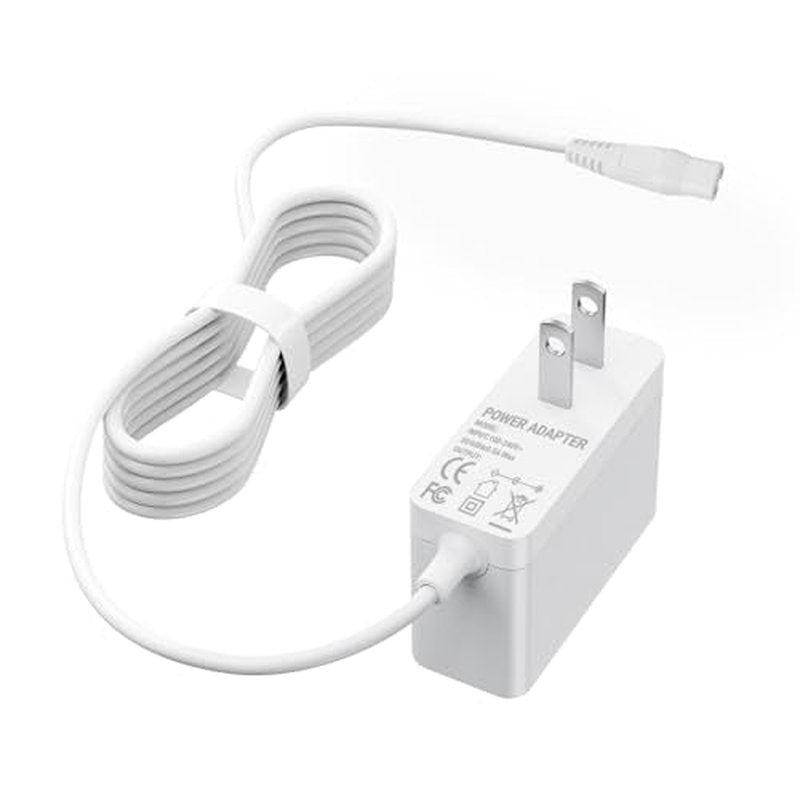 Charger Compatible with Philips Epilator Wet & Dry Series 8000 BRE700/04 BRE720/14 BRE740/14 Shaver and Trimmer for Women Replacement Power Adapter 15V Charging Cord Cable White