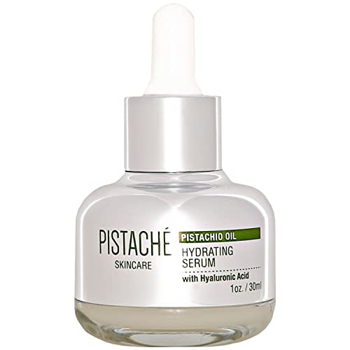 Pistach? Skincare Pistachio Oil Face Serum with Hyaluronic Acid | Hydrating & Brightening Formula with Vitamin E & Antioxidant Protection, 1.0 oz