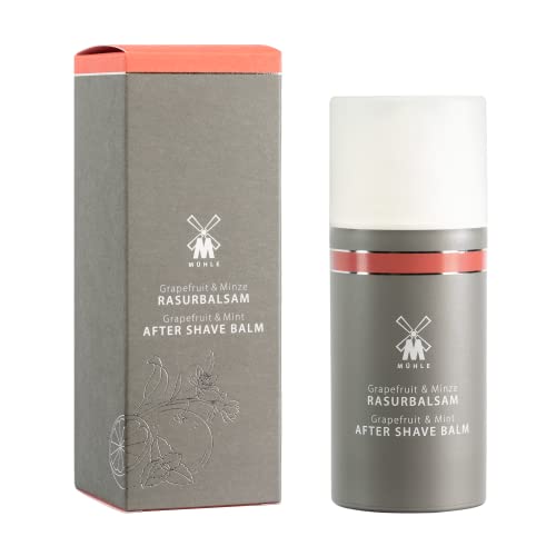 MÜHLE Grapefruit & Mint Aftershave Balm for Men 100ml - Cooling Post-Shave Care