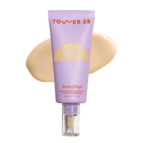 Tower 28 SunnyDays SPF 30 Tinted Foundation - Shade 15 Melrose, 1 oz