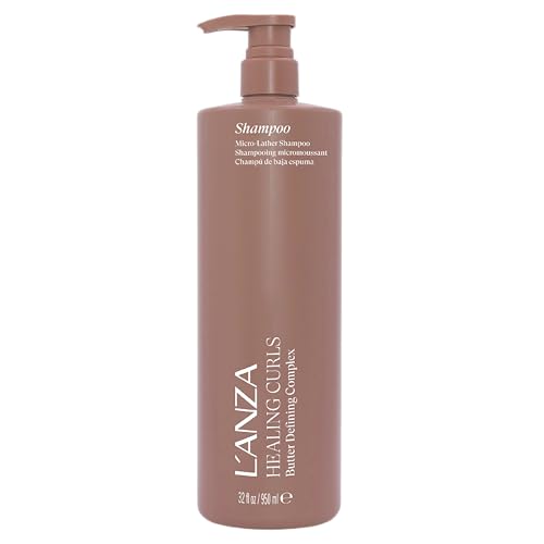 L’ANZA Healing Curls Curly Hair Shampoo 33.8 Fl Oz - Natural, Vegan, Color Safe