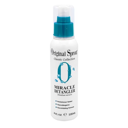 Original Sprout Miracle Detangler, Leave-In Conditioner Treatment for All Hair Types, 4 oz. Bottle