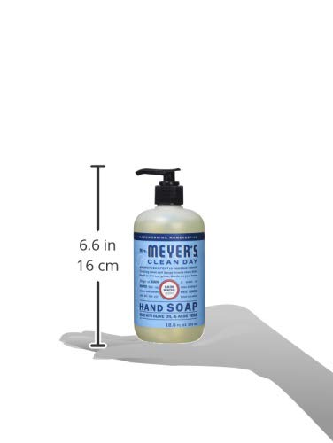 Mrs. Meyer’s Clean Day Liquid Hand Soap Rain Water 12.5 fl oz, Pack of 6
