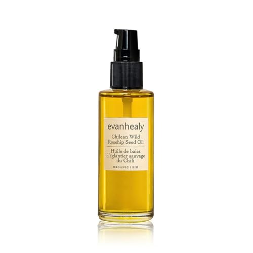 Evanhealy Chilean Wild Rosehip Seed Oil - Organic Facial Oil for Rejuvenation
