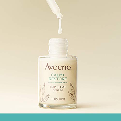 Aveeno Calm + Restore Nourishing Oat Facial Cleanser & Hydrating Serum Set