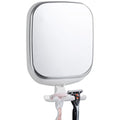 TAILI Shower Mirror Fogless for Shaving, Anti Fog Shaving Mirror with Razor Holder NO-Drilling,Removable,Shatterproof & Waterproof,Wall Mounted Bathroom Accessories with Powerful Suction(White)