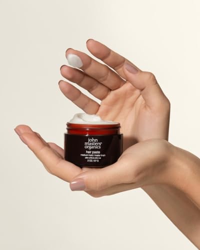 Organic Hair Paste with Honey & Beeswax - Matte Finish, 2 oz
