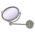 Allied Brass WM-5/4X-FER 8 Inch Wall Mounted Make-Up Mirror 4X Magnification, Fire Engine Red