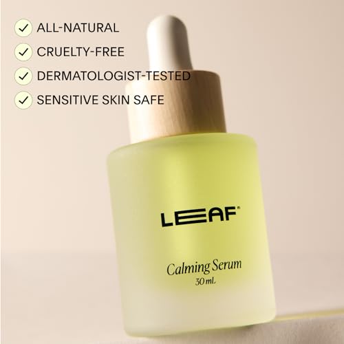 Leaf Shave Calming Serum with Reusable Dropper - 1 fl oz, Post-Shave & Skin Care