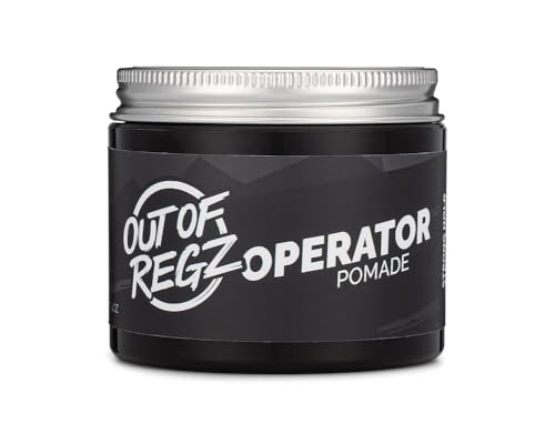 Fresh Out of Regz Operator Water Based Pomade - Strong Hold, Natural Matte Finish