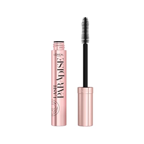 L'Oreal Paris Paradise Waterproof Mascara 6.4ml - Black, Feather-Soft Brush, Enriched with Castor Oil - Variation of THIS listing
