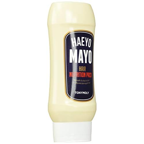 TONYMOLY Haeyo Mayo Hair Conditioner Mask ? Nourishing Hair Treatment with Egg Yolk & Shea Butter ? Deep Conditioning Mask for Dry, Damaged, Frizzy, or Brittle Hair