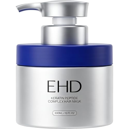 Keratin Peptide Hair Repair Mask with Pump Dispenser - 10 Fl Oz