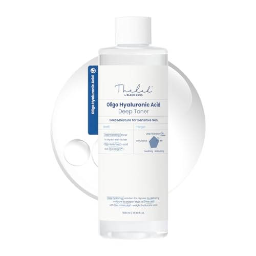 THE LAB by BLANC DOUX Oligo Hyaluronic Acid Deep Hydrating Toner 16.91 Fl Oz – Sensitive Skin, pH Balance, Vegan, Alcohol-Free