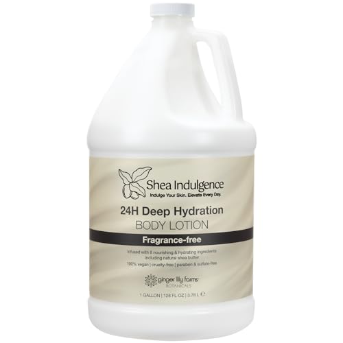 Ginger Lily Farms Shea Indulgence Body Lotion Fragrance Free 128oz