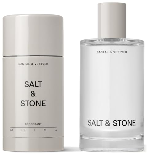 Salt & Stone Signature Duo Deodorant & Body Mist Santal & Vetiver - Unisex