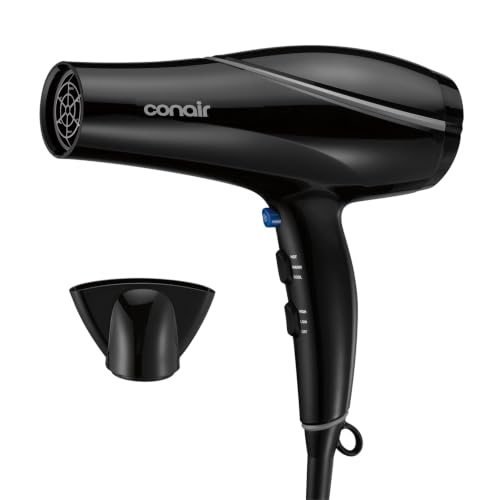 Conair Hair Dryer with Concentrator Attachment, Ceramic Technology,