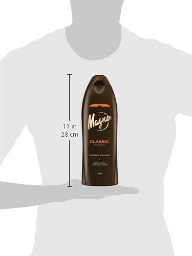 Magno Shower Gel 18.3oz/550ml - Pack of 3, Spa-Quality Mineral Bath Gel