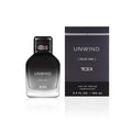 Unwind Eau de Parfum 3.4 Fl Oz - Relaxing Woody Floral Scent for Men