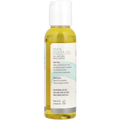Cococare All Natural 100% Jojoba Oil, 2 Ounce (Pack of 8)