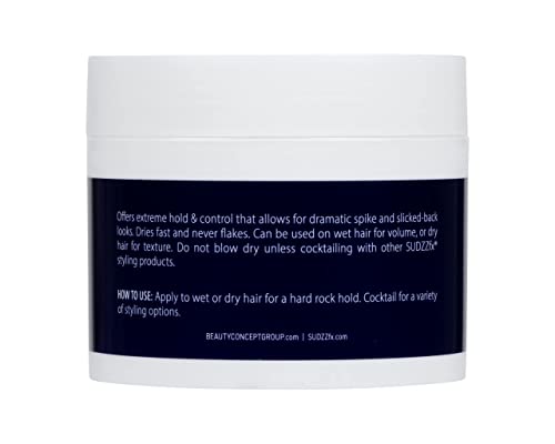 SUDZZFX Chizel.IT Hard Holding Hair Gel - Extreme Control, Alcohol-Free 6.8oz