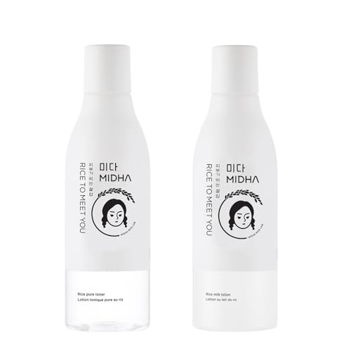 MIDHA Rice Pure Toner + Rice Milk Lotion