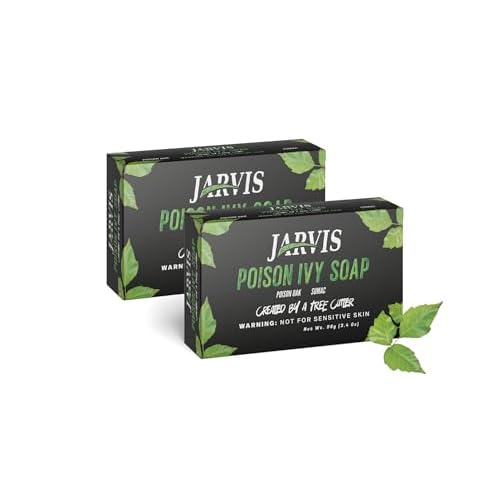 Poison Ivy Soap Bar | Treatment for Poison Ivy, Oak & Sumac | Fast Itch Relief and Soothing of Rashes, Redness & Inflammation | Simple Skin Care Ingredients | 2 pack | 3.4 Ounces (2)
