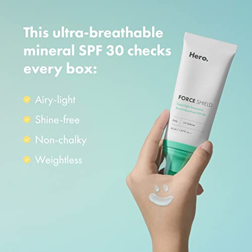 SPF 30 Sunscreen Pack of 2 - Lightweight, Fragrance-Free Face Sunscreen with Zinc Oxide 1.69 Fl Oz