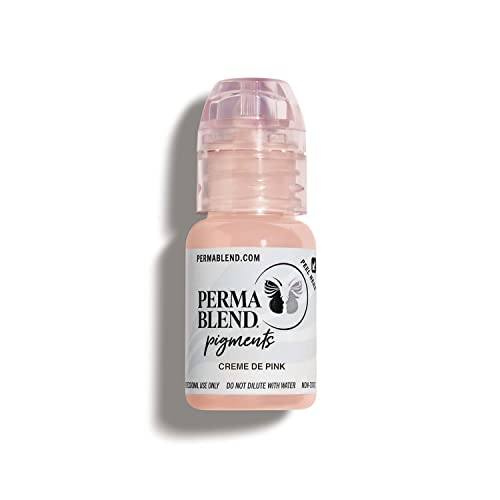 Perma Blend Creme de Pink Microblading Tattoo Ink 0.5 oz - Lip & Cosmetic Pigment