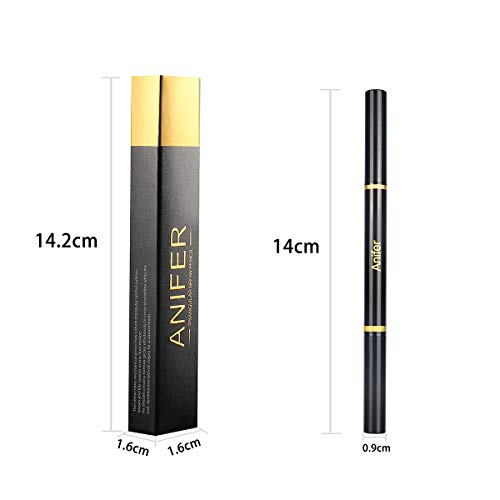 Eyebrow Pencil Gray Waterproof Smooth Natural Cruelty Free (Gray #5)