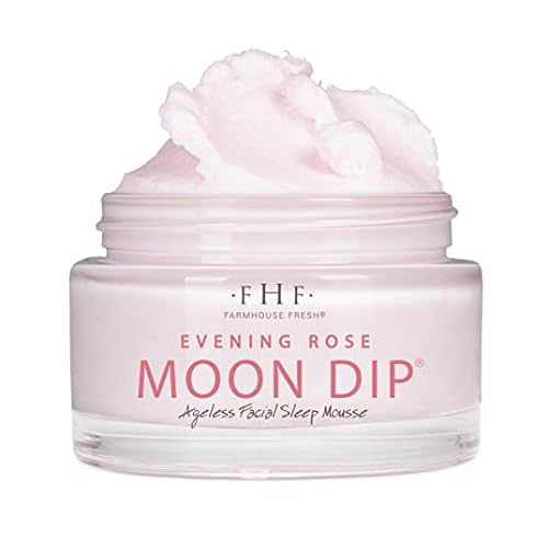 FarmHouse Fresh Evening Rose Moon Dip ? Retinol Night Cream with Peptides & Vitamin C ? 1.7 Fl Oz