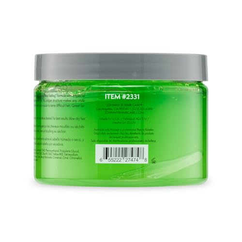 12 Ounce Styling Gel Pack of 2 - Medium to Thick Hair, Alcohol-Free