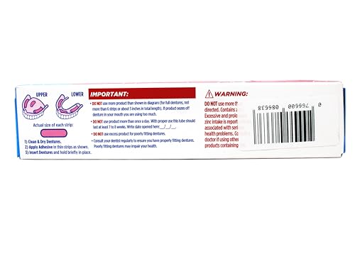 Denture Adhesive Cream All Day Hold - Fixodent, 2.4 oz Pack of 4