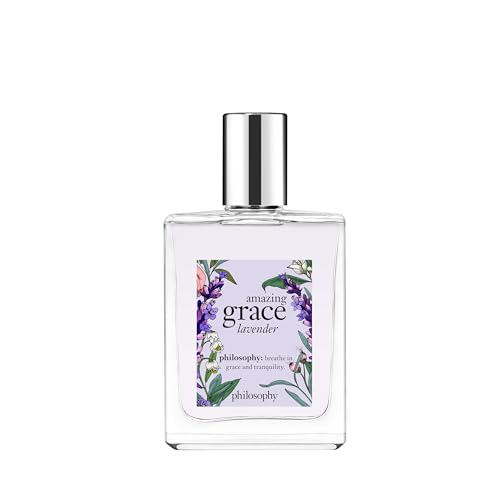 Lavender Eau de Toilette - Amazing Grace by Philosophy, Women's Perfume with Berries & Musk, Long-Lasting Fragrance