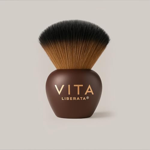 VITA LIBERATA Kabuki Bronzing Makeup Brush for Flawless Sun-Kissed Glow