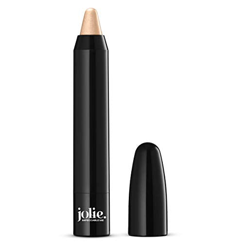 Jolie Eyebrow Brightener & Highlighter Stick - Champagne Beige, Creamy Self-Sharpening Crayon, Satin Finish