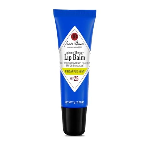 Jack Black Intense Therapy Lip Balm, 0.25-Oz. ? SPF 25 Sun Protection, Lip Moisturizer, Hydrating Lip Balm with SPF, Lip Sunscreen
