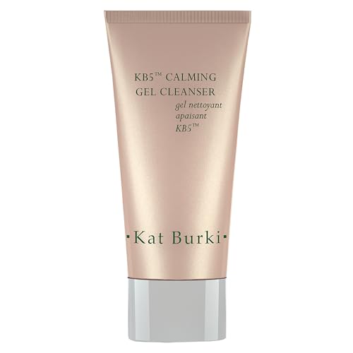 KAT BURKI KB5 Calming Gel Cleanser, Gentle Moisturizing Face Wash & Makeup Remover With Hydrating Botanicals for Sensitive Skin, 4.4 Fl Oz