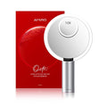 LED Makeup Mirror with 10X Magnification, 3 Colors & Brightness - White