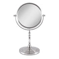 Zadro 7-Inch Double-Sided Rotating Makeup Mirror with 5X and 1X Magnification