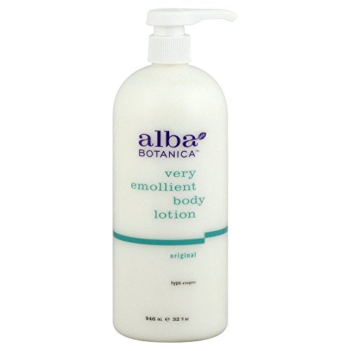 Emollient Body Lotion 32 oz - Moisturizes Sensitive Skin, Botanical Ingredients, Pack of 1